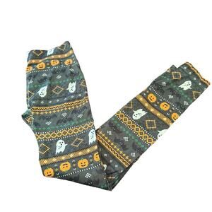 No Boundaries Leggings Juniors Small ( 3-5) Halloween Ghosts Spooky Bats Scary